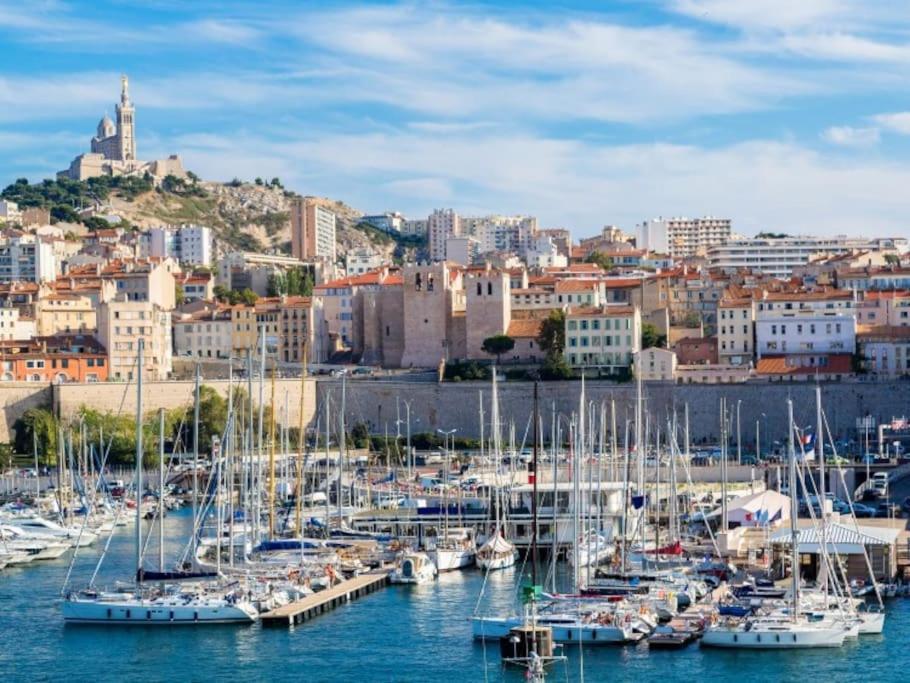Cosy Pied A Terre Rue Corneille, Coeur Marseille, 4 Pers, 2 Ch Lägenhet Exteriör bild